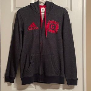 Men’s Adidas MLS Chicago Fire Jacket